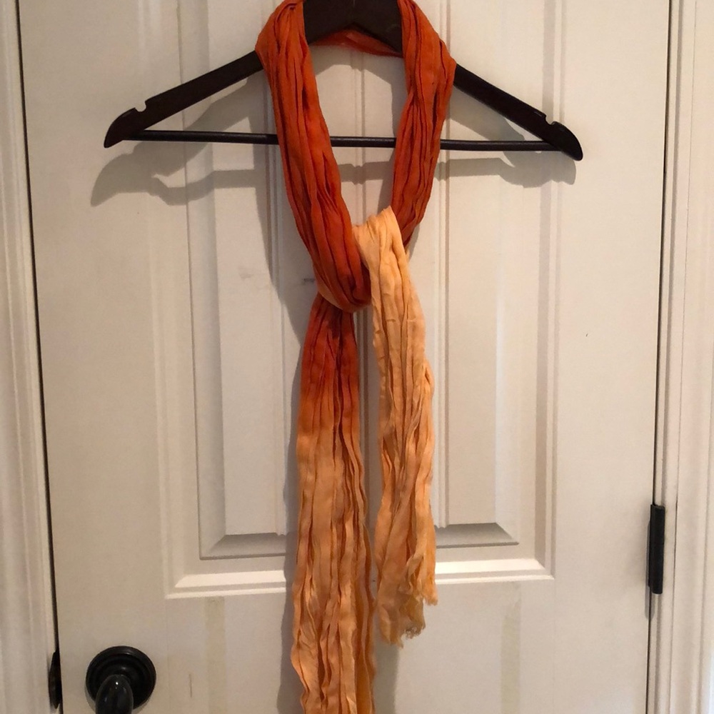 Orange scarf